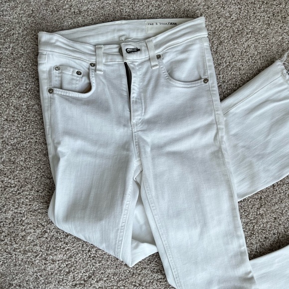RAG & BONE - Flare Bright White Jeans - Picture 4 of 7